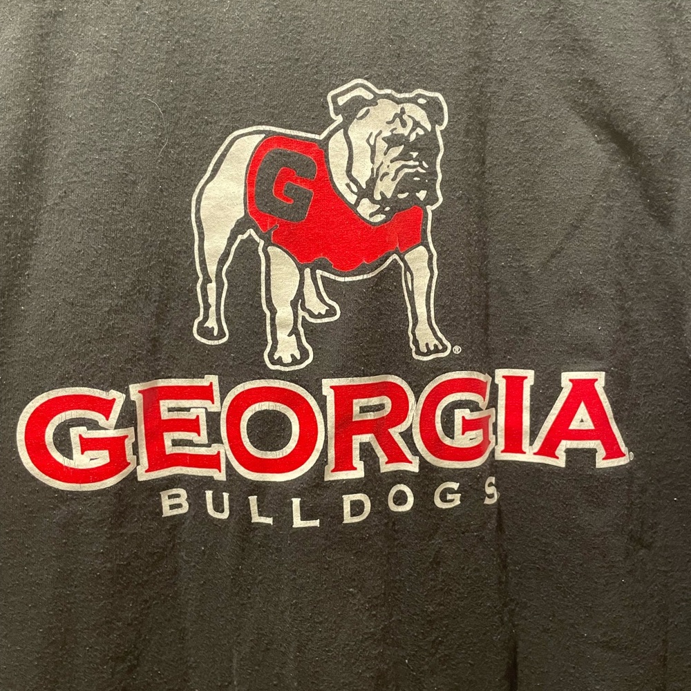 University of Georgia Bulldogs Long Sleeve T-Shirt, Ladie’s Large Black Shirt